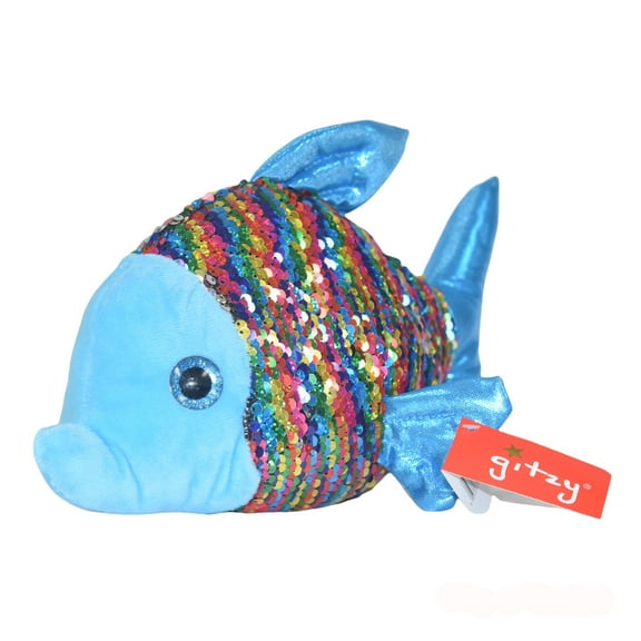 12.5''PLUSH SEQUIN FISH-FELISH