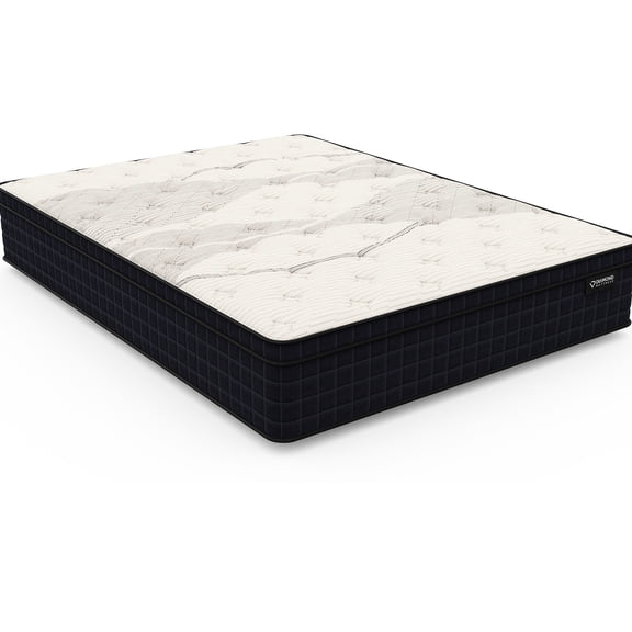 12.5" White Mattress for Cal King / In Bedroom Atmosphere / Offers a Relaxed Sleep