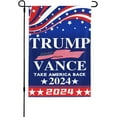 12.5"X18" Trump Vance 2024 Garden Flag Trump Vance Flag Double Sided