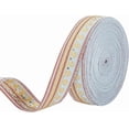 thumbnail image 1 of 12.5 Yards Wheat Jacquard Flower Ribbon 3/4 inch Wide Embroidered Woven Ribbon Polyester Sewing Jacquard Trim Vintage Jacquard Trim for Clothes Decoration Sewing DIY Crafts Supplies colorful, 1 of 6