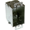 thumbnail image 1 of 12.5 cu. in. Rectangle Steel 1 Gang Switch Box, Gray, 1 of 1