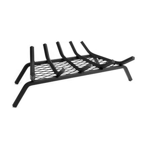 12.5 in. Black Steel Fireplace Grate