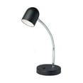 thumbnail image 1 of 12.5" in MATTE BLACK LED GOOSE NECK METAL BOWL TABLE LAMP, 1 of 2