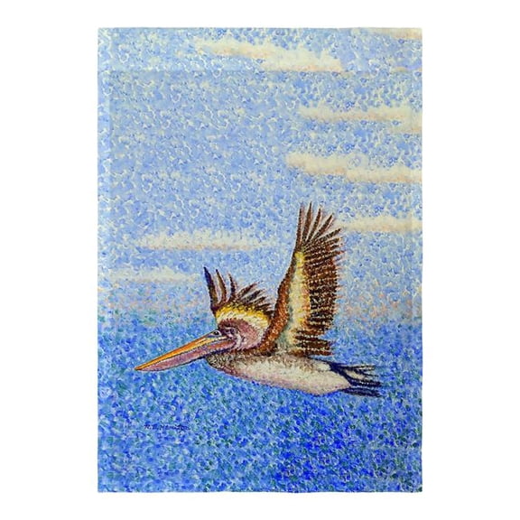 12.5 x 18 in. Flying Pelican Flag