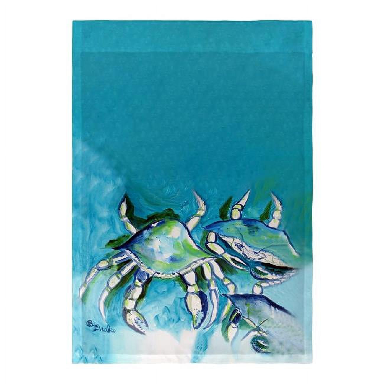 12.5 x 18 in. White Crabs Flag