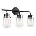 thumbnail image 1 of 12.5 x 22 x 6.5 in. Bota 3-Light Vanity Light, Black, 1 of 1