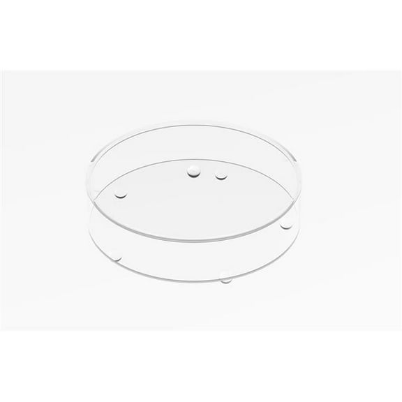 12.5 x 3 in. Crystal Acrylic Matzoh Box, Clear