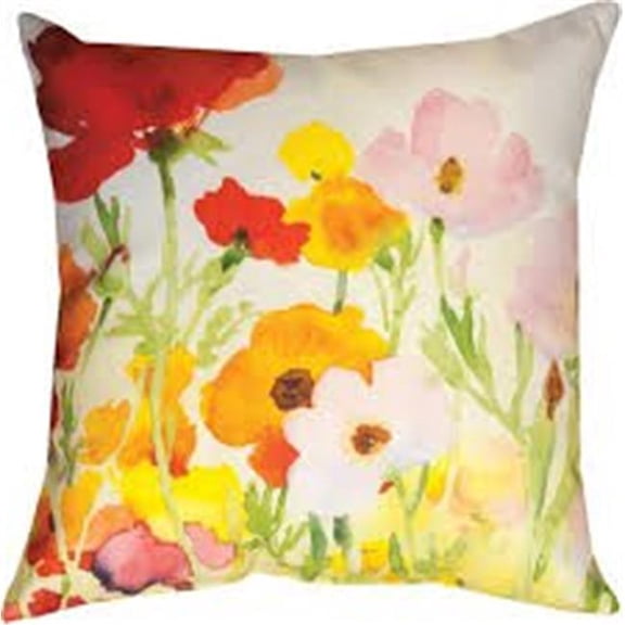 12.5 x 8.5 in. Betsys Ranunculus a Mothers Love Throw Pillow
