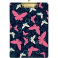 thumbnail image 1 of 12.5"x9" Butterfly Clipboards, Standard A4 Letter Size Nursing Clipboard with Low Profile Metal Clip Decorative Clip Board for Office Supplies,Gold, 1 of 7