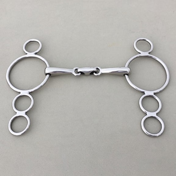 12.5Cm Stainless Steel Horse Bit Full Cheek Snaffle Bit Mouth Horse Tack