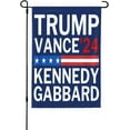 12.5X18 DoubleSided, Trump Vance Kennedy Gabbard 2024 Garden Flag