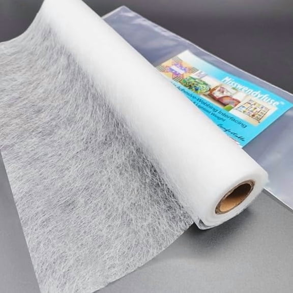 12''5Yards Extremely fine fusible Webbing,Sheer fusible interfacing,Lightweight bonding for The Applique Quilting,Trace Transfer.(White)$$Art & Craft
