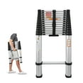 thumbnail image 1 of 12.5ft Extension Ladder Aluminum Telescoping Step Ladder Adjustable Height, Folded 2.8ft, 330lbs Max Load Capacity, EN131, Portable Extendable Ladder for Home, Office, Outdoor, 1 of 1