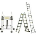 12.5ft Extension Ladders AFrame (1.9+1.9m) Folding Ladder Aluminum