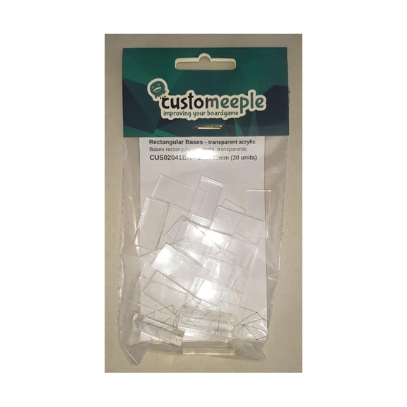 Customeeple 12.5mm x 25mm Rectangular Bases New