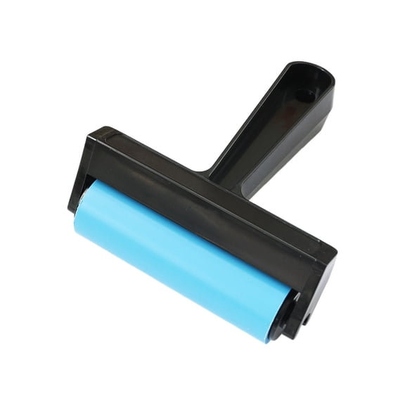 12.5x10cm Paint Roller Rubber Roller,Diamond Painting Tools,1Pcs DIY Diamond Painting Accessories Kits,Diamond Painting Roller, Hand Roller Silent Rubber Roller Tool,Plastic Roller for Crafts(Blue)