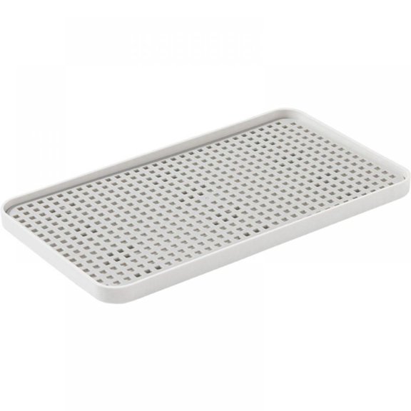 12.5x7 Inch Dish Drain Tray for Food, Drinks, Dishes and Kitchen Utensil Drying, Drainboard Tray, Plastic Drip Tray