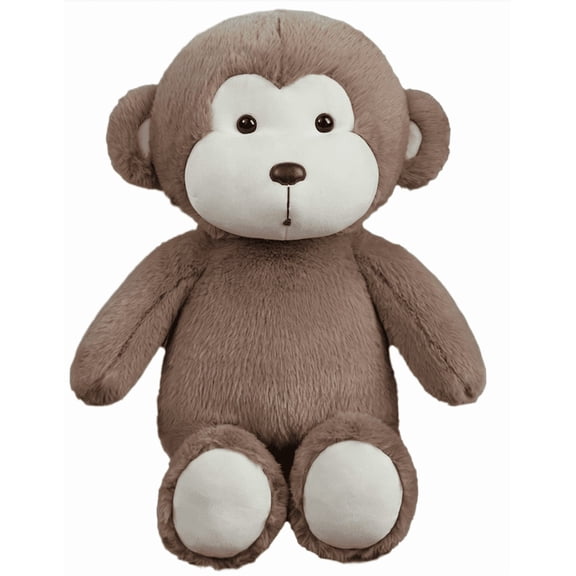 12.6" Cute monkey Plush Doll Soft Stuffed Animal Gift for Teens, Friends and Classmates, Cozy Kawaii Plush Figure for Birthday, Graduation, Holiday Gift Giving, A