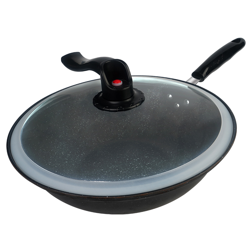 Mainstays 4 Quart MultiUse NonStick 28cm Black Jumbo Cooker Frying