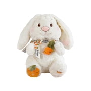 12.6" Interactive Plush Bunny Toy, Animated Singing & Clapping Stuffed Rabbit with Wiggling Ears, Educational Learning Partner for Kids