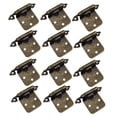 thumbnail image 1 of 12 (6 Pairs) Antique Brass Self-Closing Cabinet Hinge for Kitchen with Screws, 1 of 9