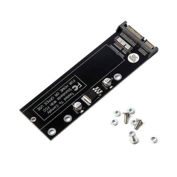 12+6 Pin SSD to SATA Converter Adapter Card For Macbook Air 2010 2011 Macbook TAPDRA Spare Part