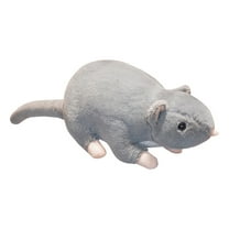 12.6" Realistic Mouse Plush Toy – Funny Stuffed Animal Prank Plushie, Soft Fluffy Rat Doll, Creative Spoof Toy for Halloween Décor, Office Desk, Home Display, Gag Gift & Collectible Plush Decoration