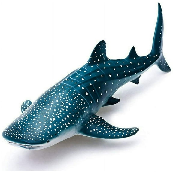 12.6"Sea Life Big Whale Shark Action Figure Wild Shark Model Toy Soft Rubber Realistic Ocean Shark Educational and Role Play Toys for Kids