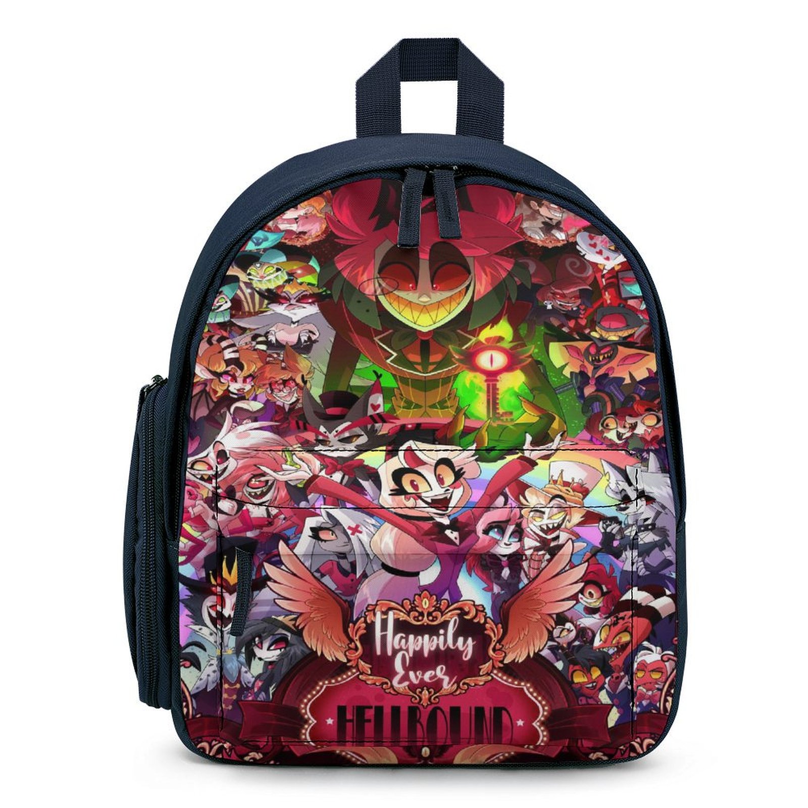Helluva Boss Mini Backpack Fizzarolli Helluva Boss Backpack Hot Sale Daypack Large  main image 4