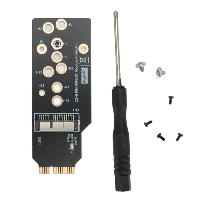 12+6Pin WiFi Network Card and Bluetooth Module Protector Adapter for