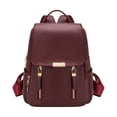 thumbnail image 1 of 12.6in Drawelry Laptop Backpack for Women, Waterproof Large Bag with 4 Compartments and 8 Zip Pockets, Multifunctional Storage Casual Rucksack with Sturdy Handle, Chic Daypack for Travel, Work, 1 of 7