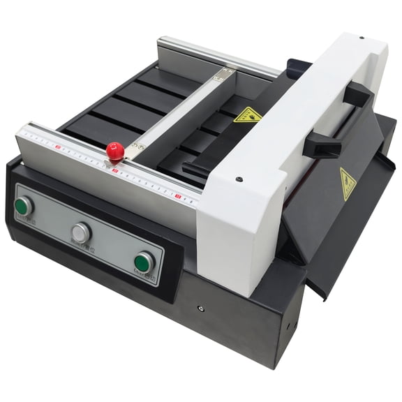 12.6in Electric Stack Paper Cutter Automatic Paper Press for Office