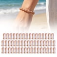 thumbnail image 1 of 12*6mm/0.47*0.23in Transparent Color Beads for Jewelry Making, Flat Sided Bamboo Tube Craft Beads, Smooth Polished Loose Beads for DIY Bracelet Necklace Earring (50Pcs, Plastic), 1 of 9