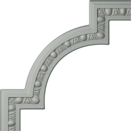 12 7/8"W x 12 7/8"H Raymond Egg & Dart Panel Moulding Corner (matches moulding PML02X00RA)