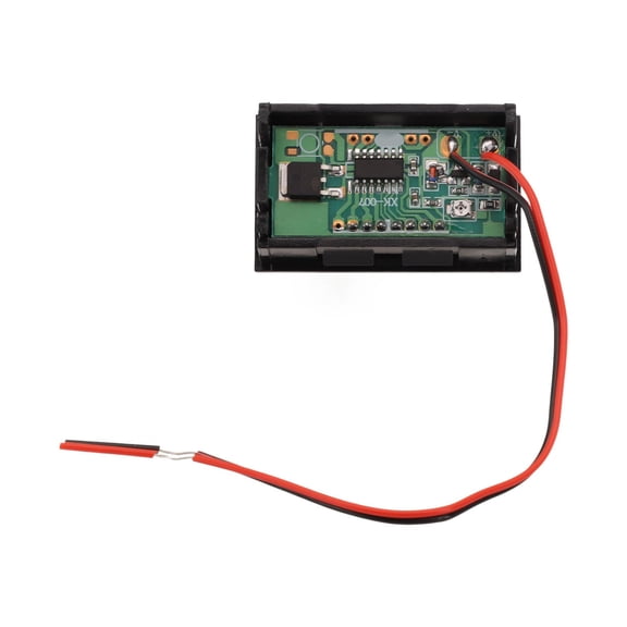 12-72V Battery Charge Indicator Lithium Battery Capacity Meter Digital Display Red