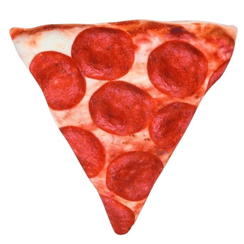 12.75 Pizza Slice Pillow Plush Toy  Soft Stuffed Food Plush, Fun Room Decor & Kids Gift