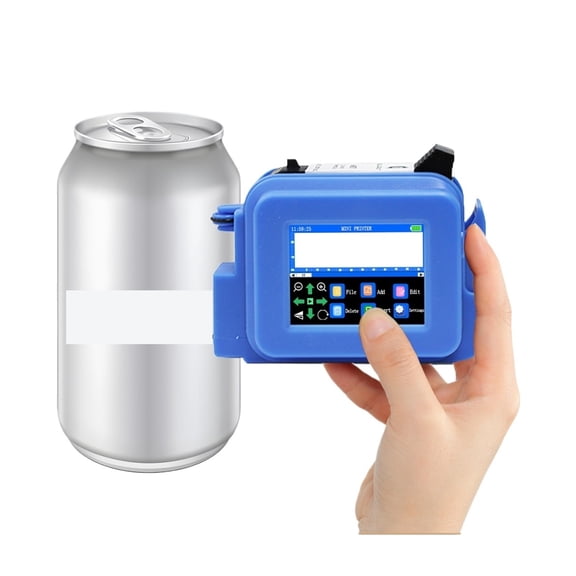 12.7MM Portable Printer Mini Handheld Inkjet Printer Text QR Barcode Batch Number Logo Image Date Printing Machine