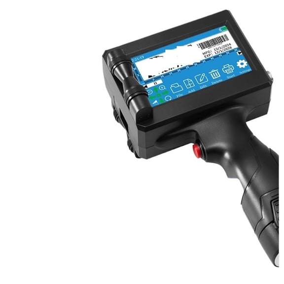 12.7MM Printing Gun Batch Coding Machine Logo Code Printer Expiry Date Portable Handheld Inkjet Printer
