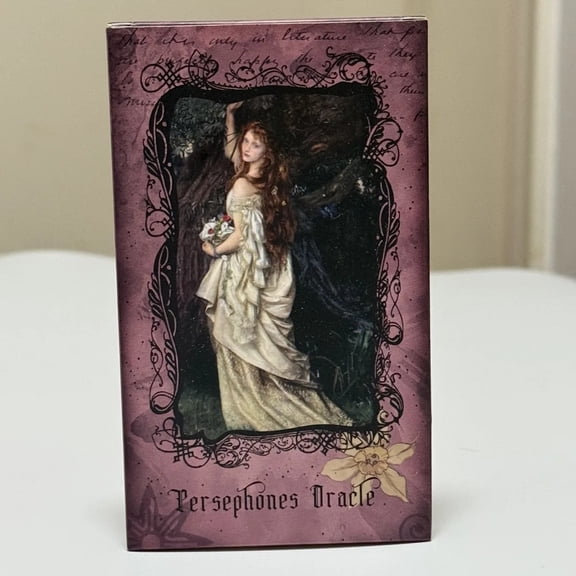 12*7cm Persephone Oracle Cards English 22 Pcs Shadow Work Goddess Deck Fortune Telling Toys