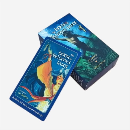 12*7cm The Book of Shadows Tarot Card Oracle Card Party Prophecy Divination Board Game