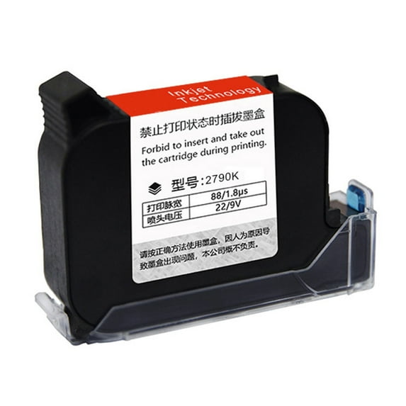 12.7mm 2790K Handheld Ink Cartridge for Unencrypted Inkjet Printer Quick Dry