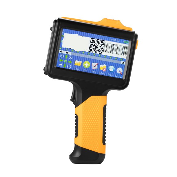 12.7mm Handheld Inkjet Printer Portable For Date Coding QR Code Logo For Plastic Bottle Glass Alloy Steel Pipes