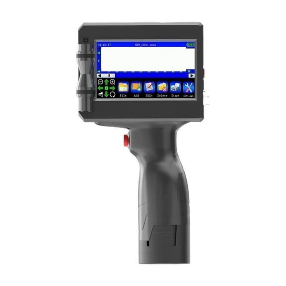 12.7mm Handheld Inkjet Printer Portable Printer Expiry Date Barcode Paper Plastics Metal Spanish Mutiple Languages ,Crisp Output