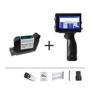 12.7mm Handheld Inkjet Printer ,QR Bar Batch Code Date Number Logo Expiry Date Label Printer , 24 Languages Portable ,Portable & User