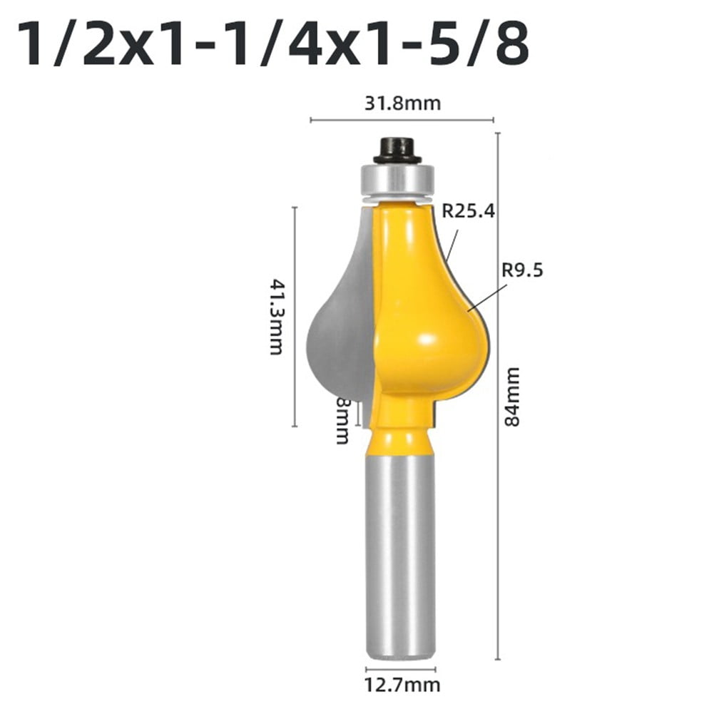 12.7mm Handrail Router Bit Woodworking Milling Cutter for Line Cutter ...