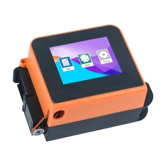 12.7mm Mini Handheld Inkjet Printer For QR Barcode Batch Date Number Logo Expiry Date Coding Machine 25 Languages