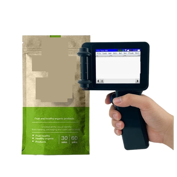 12.7mm Mini Handheld Inkjet Printer Portable Printer Variable Barcode QR Code Counter Coding Machine ,Crisp Output