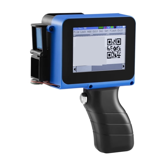 12.7mm Mini Handheld Inkjet Printer With Fast-Drying Ink For Text QR Barcode Batch Number Logo Date Label Portable Coder ,Crisp Output