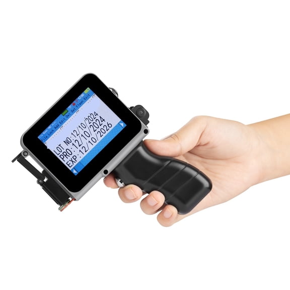 12.7mm Mini Printer Logo QR Code Expiry Date Portable Mini Printer Carton Bottle Bags Handheld Thermal Inkjet Printer