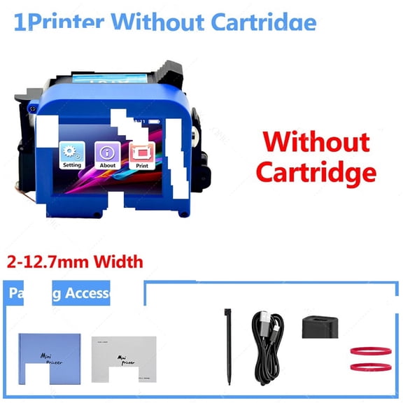 12.7mm Mini Printer Portable Printer Expiry Date Code Batch Numbers Handheld Inkjet Printer With Grips ,Widely Use